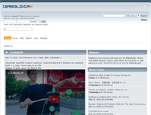 Tablet Screenshot of diabolo.ca